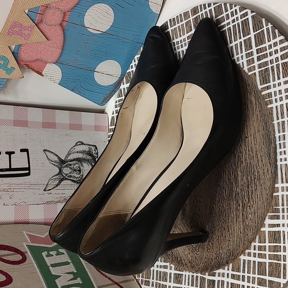 🖤GUC Cole Haan Grand OS Nike Smooth Leather Stiletto Pumps, Black, 8M - Picture 7 of 14